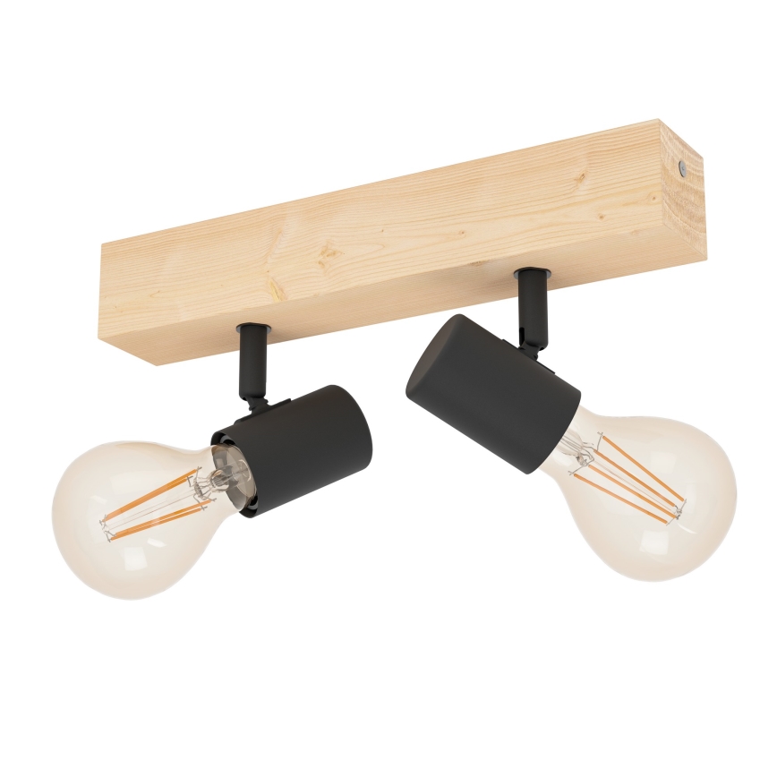Eglo - Bodové svítidlo TOWNSHEND 2xE27/60W/230V - FSC certifikováno
