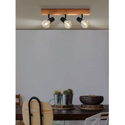 Eglo - Bodové svítidlo TOWNSHEND 3xE27/60W/230V - FSC certifikováno
