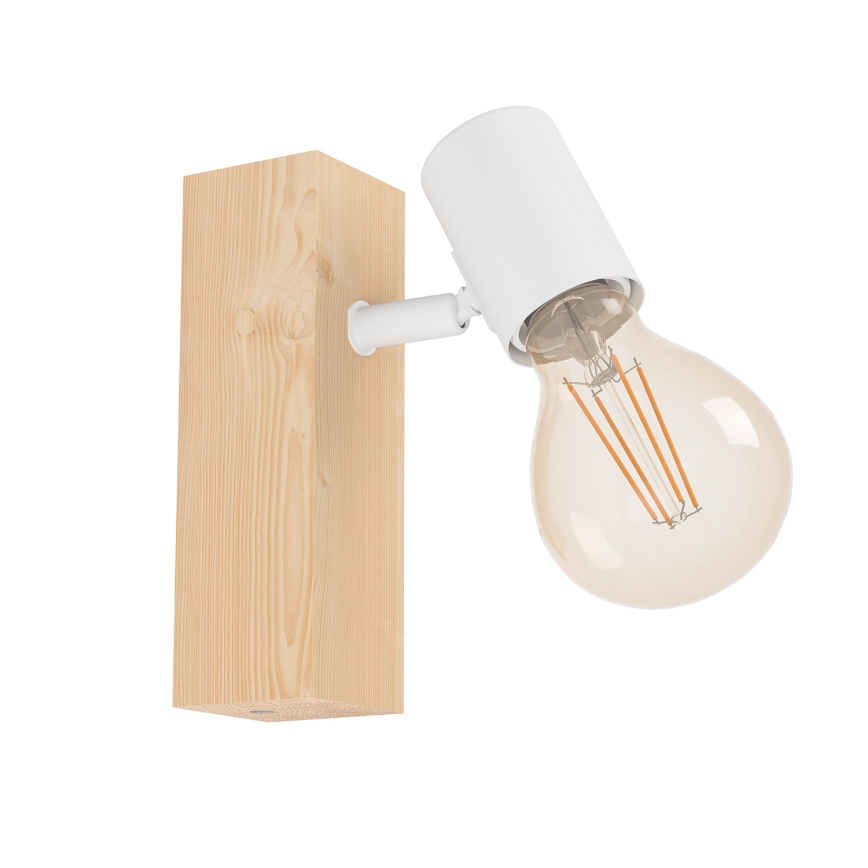 Eglo - Nástěnné bodové svítidlo TOWNSHEND 1xE27/10W/230V - FSC certifikováno