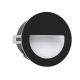 Eglo - LED Venkovní zápustné svítidlo LED/2,5W/230V IP65 černá