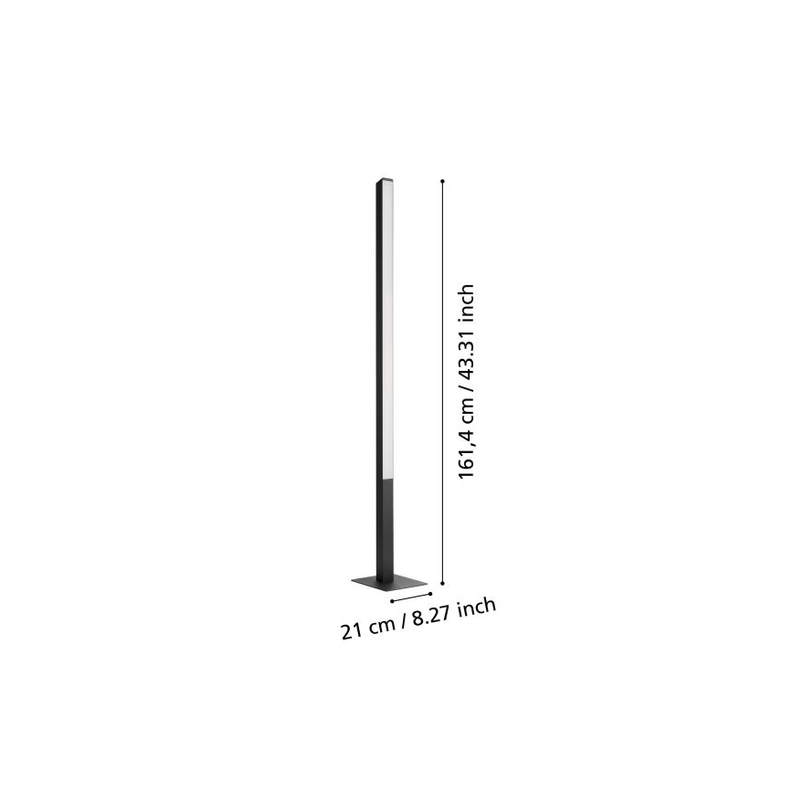 Eglo - LED RGBW Stmívatelná stojací lampa LED/35W/230V 2700-6500K ZigBee