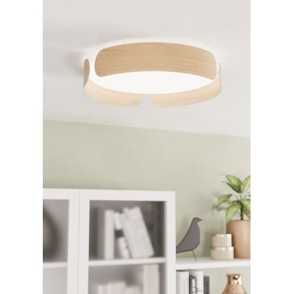 Eglo - LED Stropní svítidlo LED/20W/230V pr. 37 cm béžová