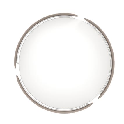 Eglo - LED Stropní svítidlo LED/20W/230V pr. 37 cm hnědá