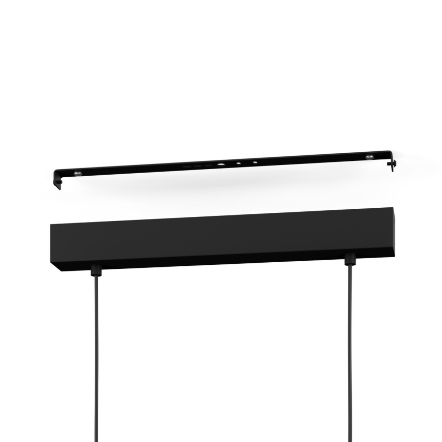 Eglo - LED Stmívatelný lustr na lanku 2xLED/12,5W/230V+1xLED/15,5W 3000K hnědá/černá