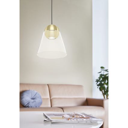 Eglo - LED Lustr na lanku 1xGU10/4,5W/230V