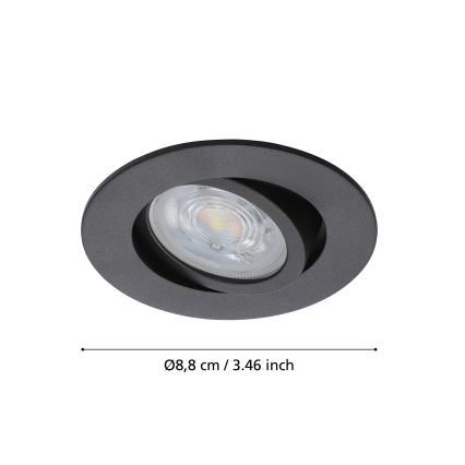 Eglo - LED RGBW Stmívatelné podhledové svítidlo LED/5W/230V 2700-6500K ZigBee