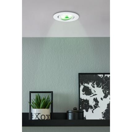 Eglo - LED RGBW Stmívatelné podhledové svítidlo LED/5W/230V ZigBee