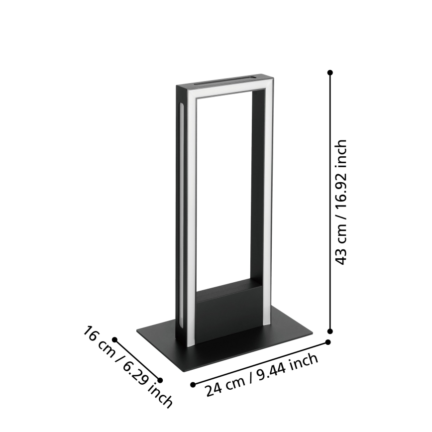 Eglo - LED Stmívatelná stolní lampa LED/16W/230V 2700-6500K