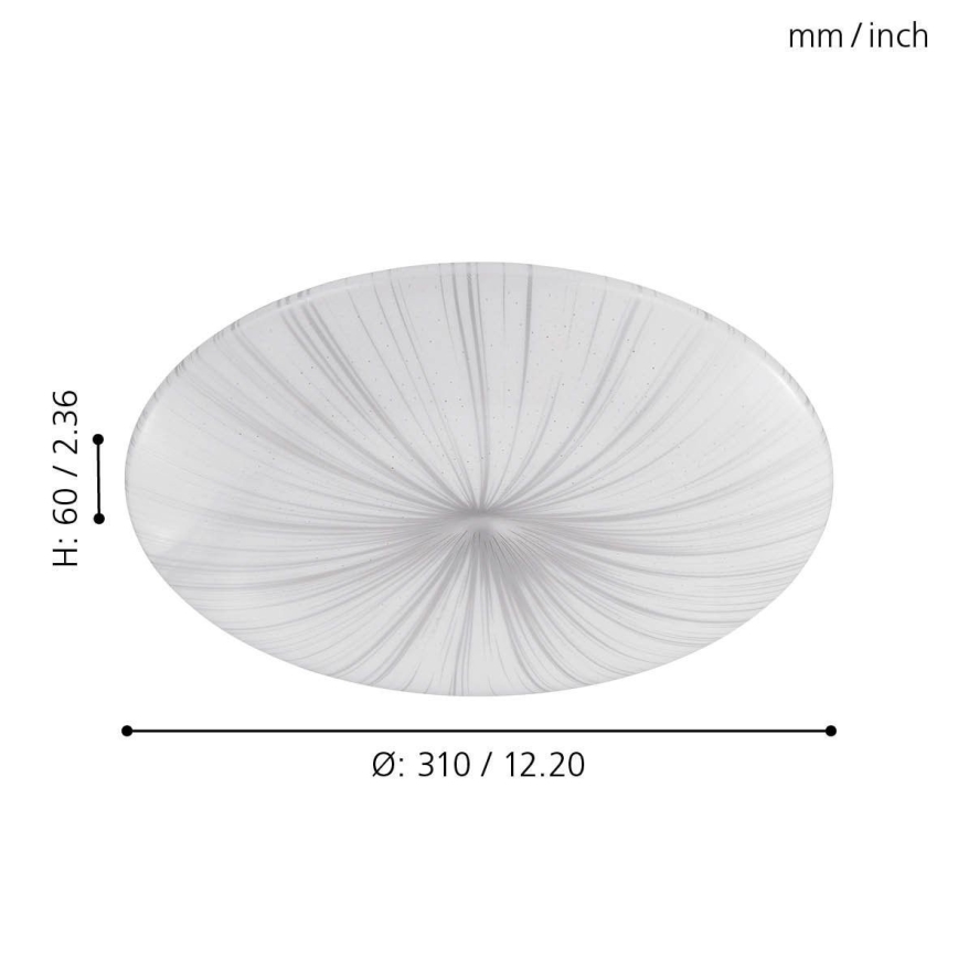 Eglo - LED Stropní svítidlo LED/10W/230V
