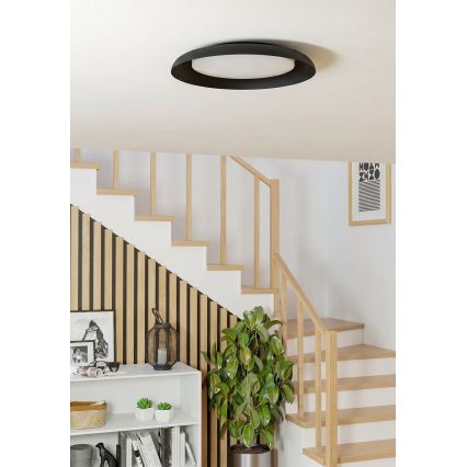 Eglo 99703 - LED Stropní svítidlo PENJAMO LED/17,1W/230V černá