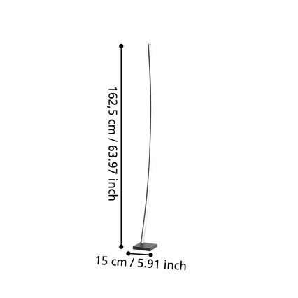 Eglo - LED Stojací lampa LED/25,7W/230V