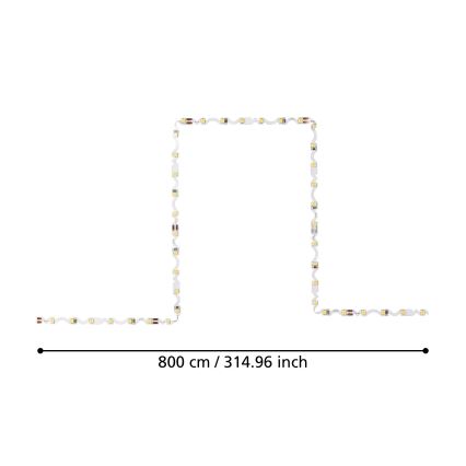 Eglo - LED Pásek 8m LED/43,2W/24/230V 3000K