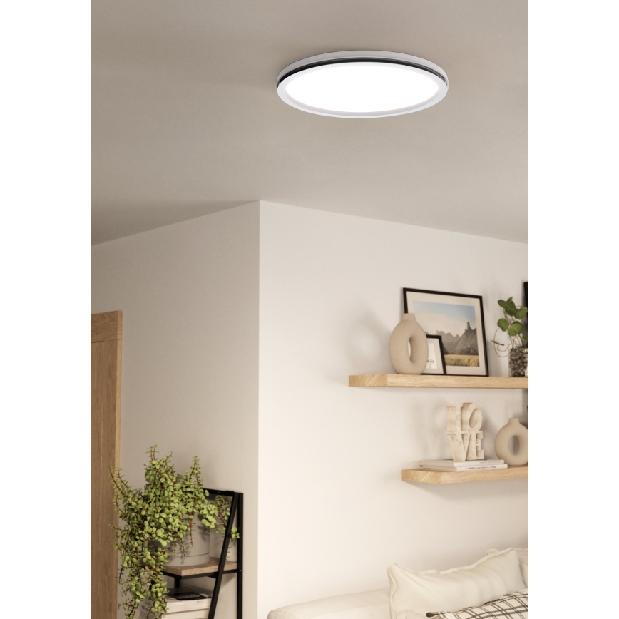 Eglo - LED RGBW Stmívatelné stropní svítidlo LED/22W/230V 3000-6500K + dálkové ovládání