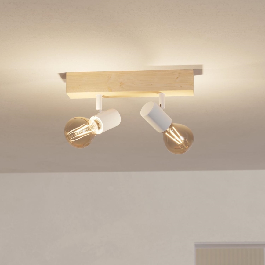 Eglo - Bodové svítidlo TOWNSHEND 2xE27/60W/230V - FSC certifikováno