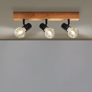 Eglo - Bodové svítidlo TOWNSHEND 3xE27/60W/230V - FSC certifikováno