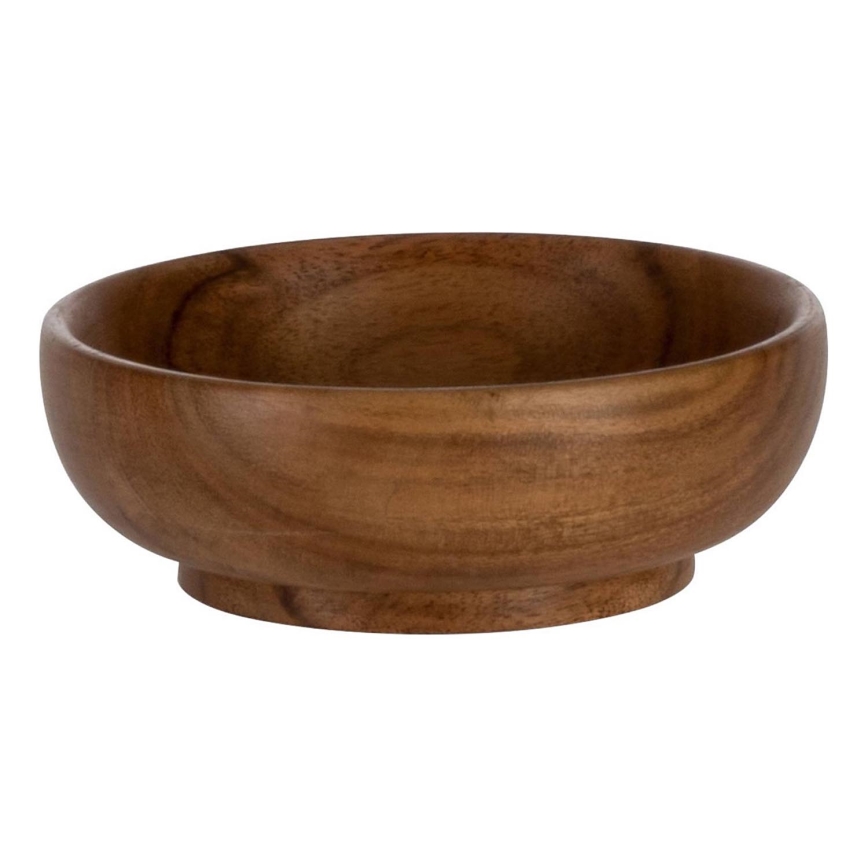 Eglo - Dřevěná mísa pr. 10 cm hnědá