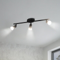 Eglo - LED Bodové svítidlo 3xGU10/2,8W/230V 3000K černá