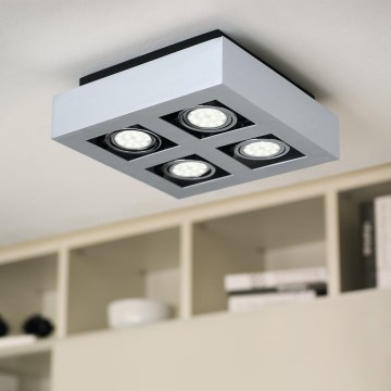 Eglo - LED Bodové svítidlo 4xGU10-LED/5W/230V