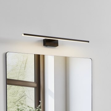 Eglo - LED Koupelnové osvětlení zrcadla LED/10W/230V 3000/4000/6500K 60 cm IP44 černá