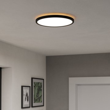 Eglo - LED Koupelnové stropní svítidlo LED/13,9W/230V 2700/4000/6500K pr. 30 cm IP44 černá