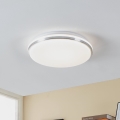 Eglo - LED Koupelnové stropní svítidlo LED/15,6W/230V IP44 lesklý chrom