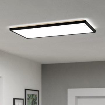 Eglo - LED Koupelnové stropní svítidlo LED/17,2W/230V 2700/4000/6500K 30x57 cm IP44 černá
