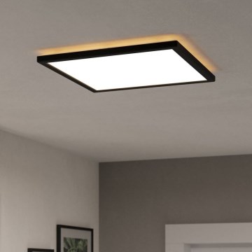 Eglo - LED Koupelnové stropní svítidlo LED/17,6W/230V 2700/4000/6500K 39x39 cm IP44 černá