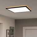 Eglo - LED Koupelnové stropní svítidlo LED/17W/230V 2700/4000/6500K 50x50 cm IP44 černá