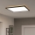 Eglo - LED Koupelnové stropní svítidlo LED/17W/230V 2700/4000/6500K 50x50 cm IP44 černá