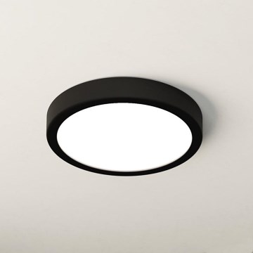 Eglo - LED Koupelnové stropní svítidlo LED/17W/230V černá IP44