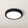 Eglo - LED Koupelnové stropní svítidlo LED/17W/230V černá IP44 pr. 21 cm