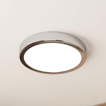 Eglo - LED Koupelnové stropní svítidlo LED/17W/230V IP44 lesklý chrom pr. 21 cm