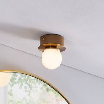 Eglo - LED Koupelnové stropní svítidlo LED/3,3W/230V IP44 zlatá
