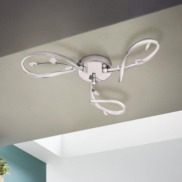 Eglo - LED Křišťálový přisazený lustr 3xLED/6,6W/230V