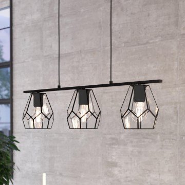 Eglo - LED Lustr na lanku 3xE27/40W/230V