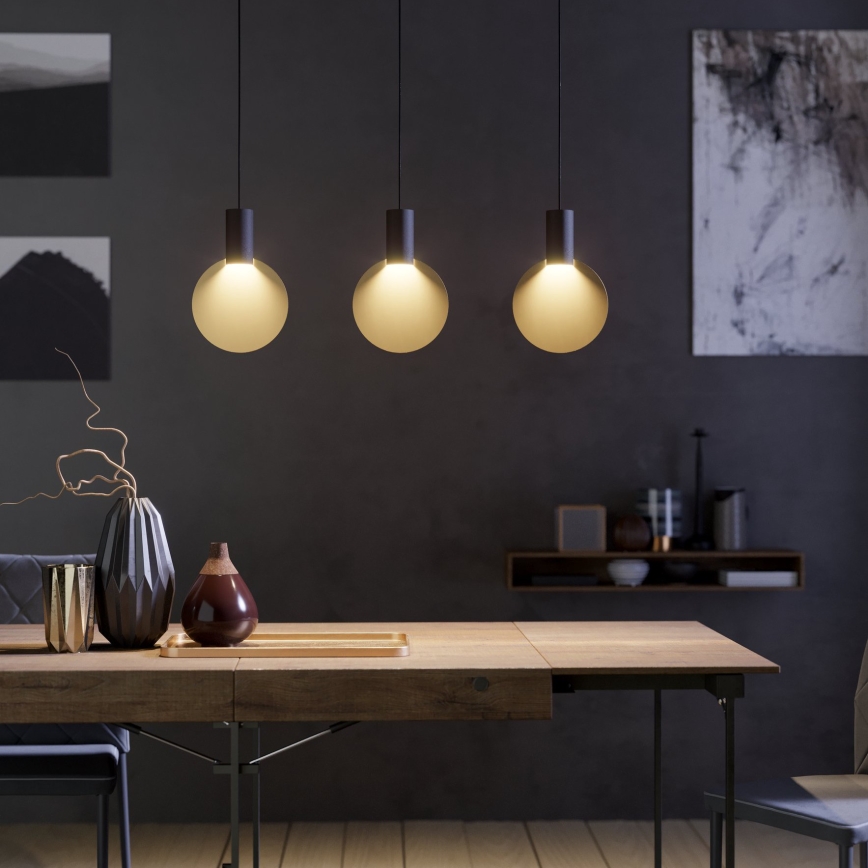 Eglo - LED Lustr na lanku 3xGU10/4,5W/230V 3000K