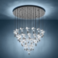 Eglo - LED Lustr na lanku 43xLED/2,1W/230V 2200/3000/4000K lesklý chrom