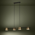 Eglo - LED Lustr na lanku 4xGU10/4,6W/230V 3000K zlatá