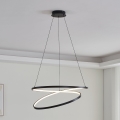 Eglo - LED Lustr na lanku LED/42W/230V 3000K černá