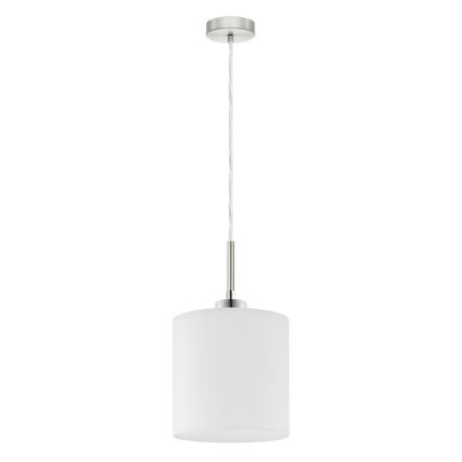 Eglo - LED Lustr na lanku TUNJA 1xE27/60W/230V bílá