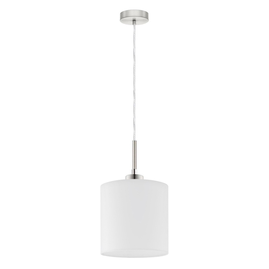 Eglo - LED Lustr na lanku TUNJA 1xE27/60W/230V bílá