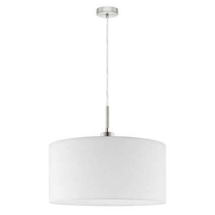 Eglo - LED Lustr na lanku TUNJA 1xE27/60W/230V bílá