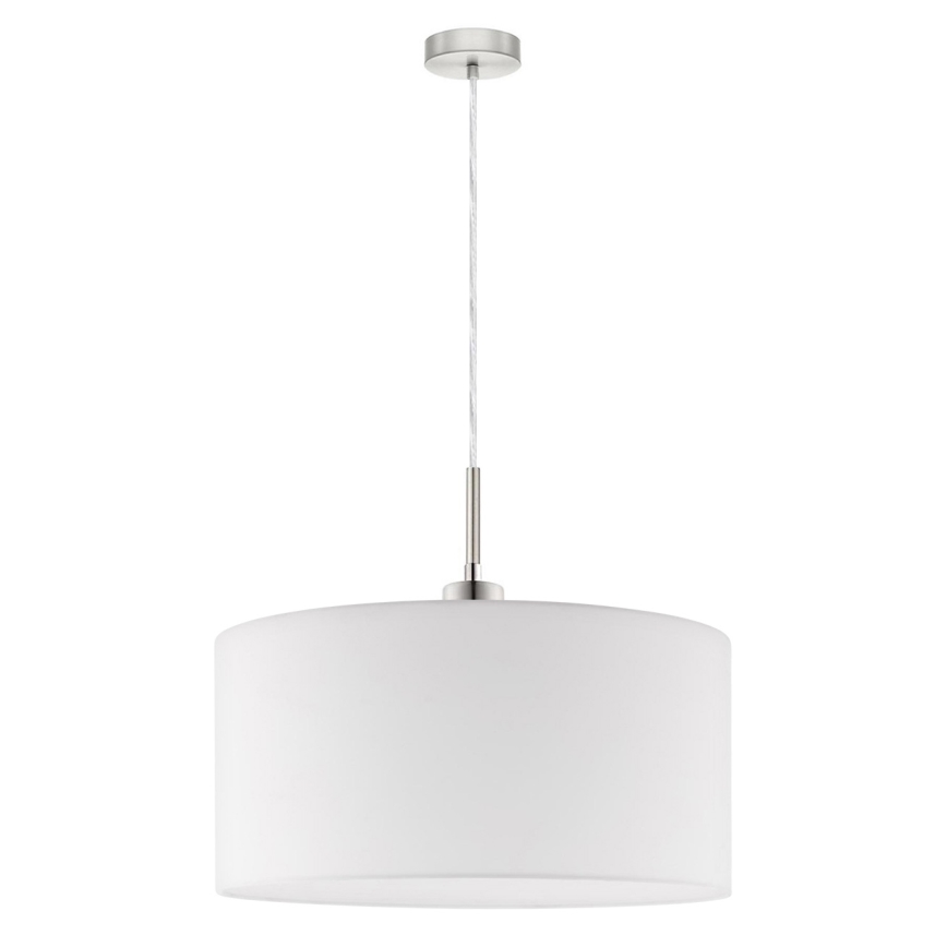 Eglo - LED Lustr na lanku TUNJA 1xE27/60W/230V bílá