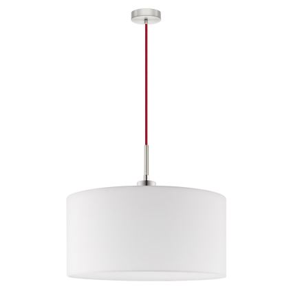 Eglo - LED  Lustr na lanku TUNJA 1xE27/60W/230V bílá