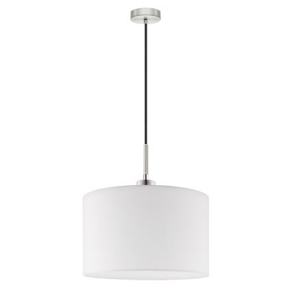 Eglo - LED  Lustr na lanku TUNJA 1xE27/60W/230V bílá