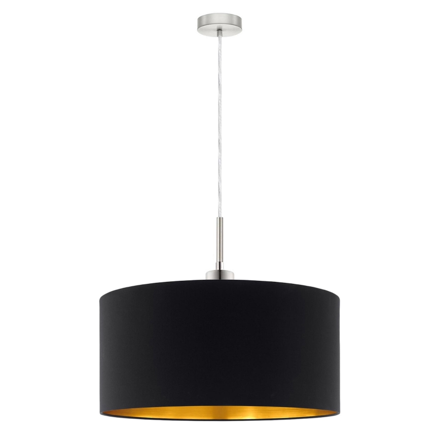 Eglo - LED Lustr na lanku TUNJA 1xE27/60W/230V černá
