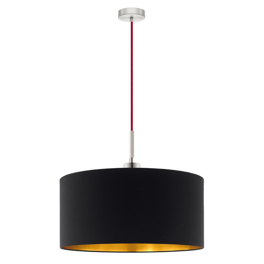Eglo - LED  Lustr na lanku TUNJA 1xE27/60W/230V černá