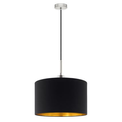 Eglo - LED  Lustr na lanku TUNJA 1xE27/60W/230V černá