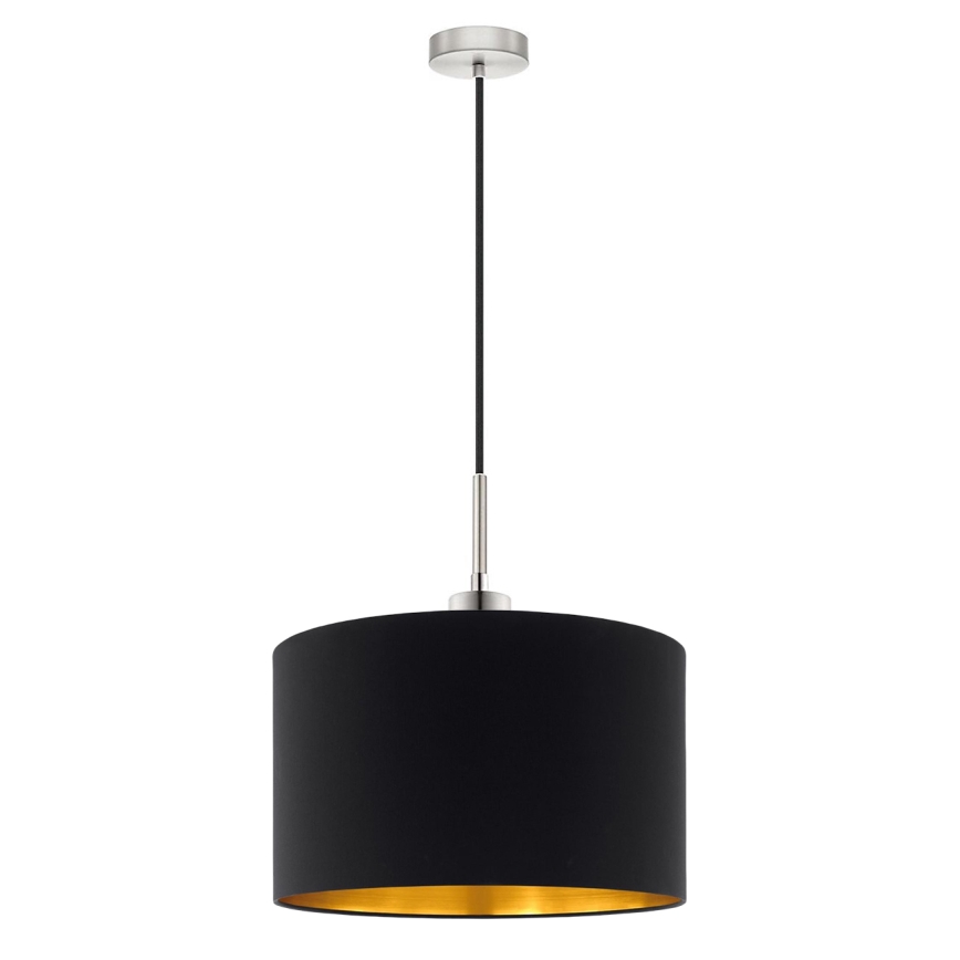 Eglo - LED  Lustr na lanku TUNJA 1xE27/60W/230V černá