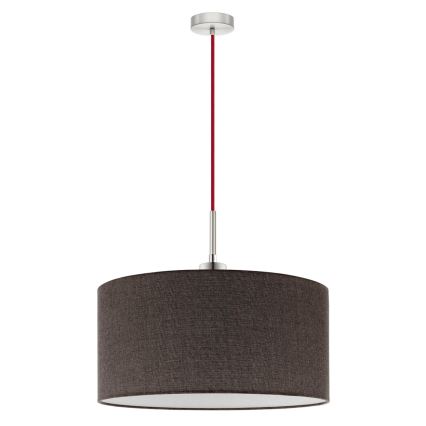 Eglo - LED  Lustr na lanku TUNJA 1xE27/60W/230V hnědá